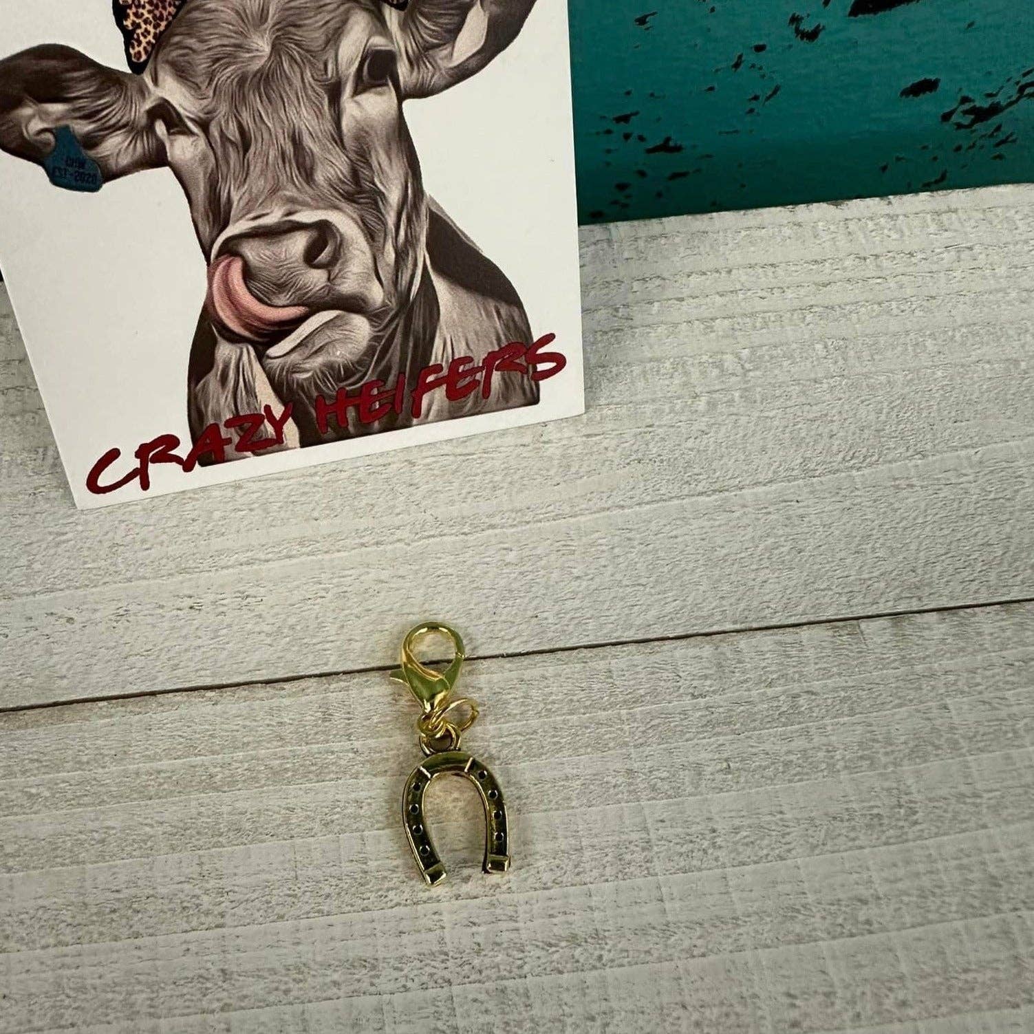 Crazy Heifers Wholesale - Wholesale Individual Charm/Pendant - Clip-on Charms Gold Tone V20