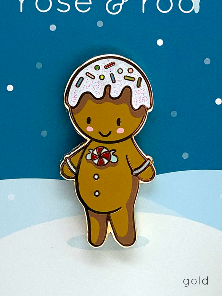 rose & roo - Wholesale Lapel Pin/Button - Bite Me Enamel Pin5