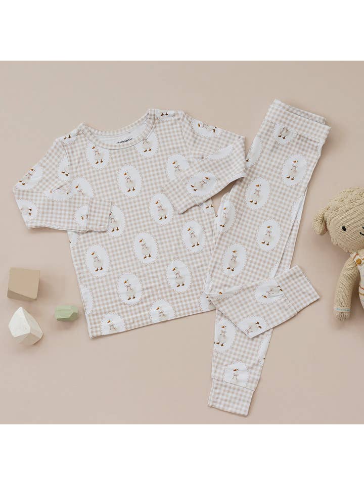 Lucky Panda Kids - Wholesale Sleepwear Set - Kids - Bamboo Two Piece Set | Gingham & Goose8
