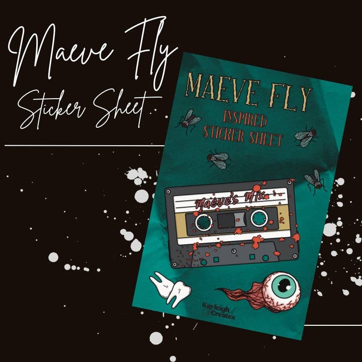 Maeve Fly Inspired Kiss Cut Vinyl 4x6 Sticker Sheet for wholesale by Kayleigh Creates