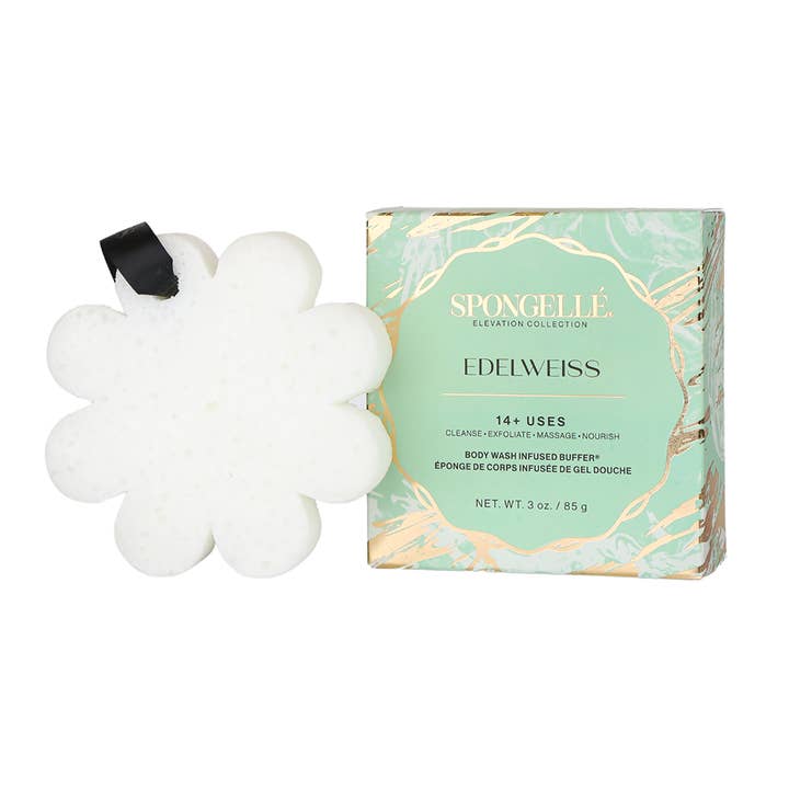 Spongellé | Christmas 2025 | Stocking Stuffers | Gifts - Wholesale Bath Pouf/Sponge - Elevation Body Buffer Assorted Pack4