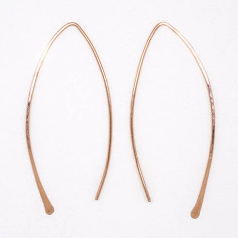 Rose Gold Threader Earrings - E3054 for wholesale by Susan Rifkin Jewelry Designs