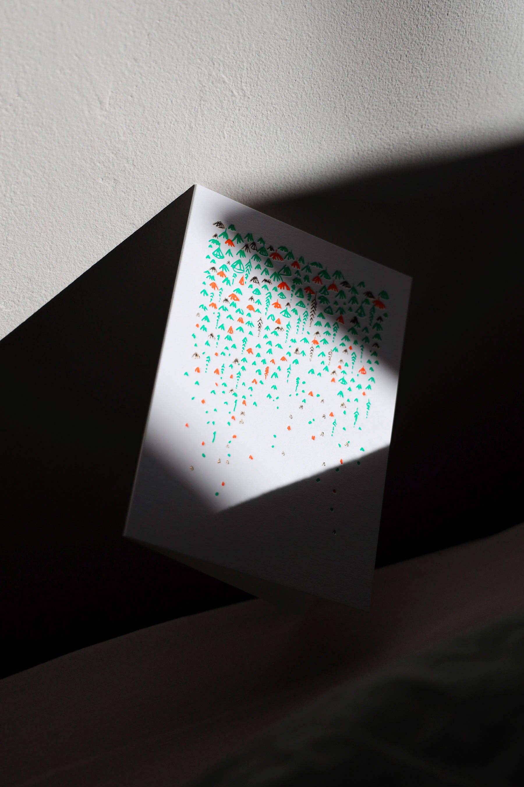 Heing - Wholesale Everyday Greeting Card - The Flowery Rain. Card format1