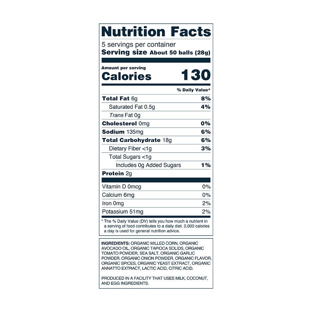 LesserEvil - Wholesale Puffed Snack - Space Balls, Outer Planet Pizza 5 oz3