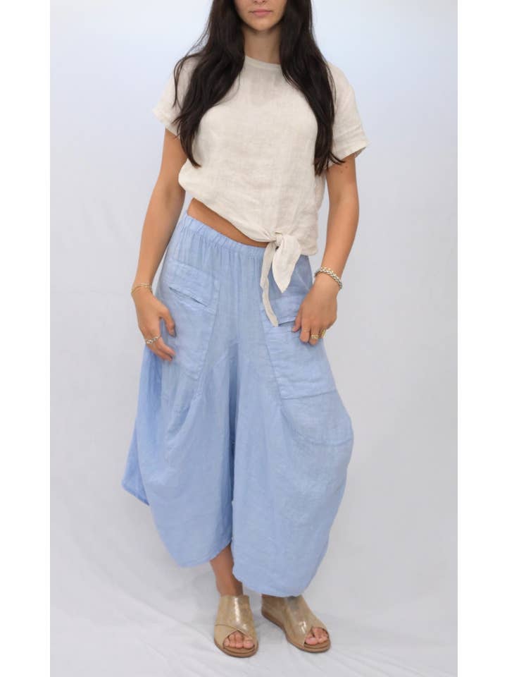 Merci Marie - Wholesale Pants - Women's - Linen Parachute Pants4