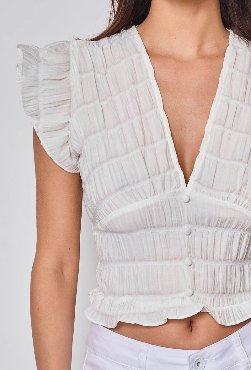 KY CREATION PARIS - Wholesale Blouse - Women's - Flared sleeve top3