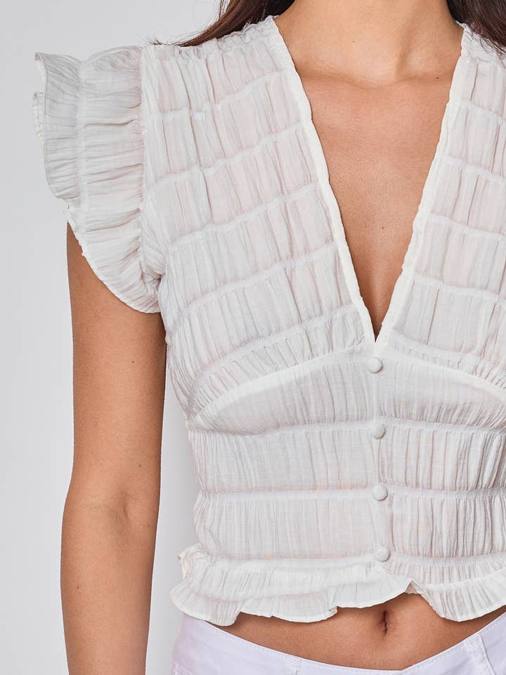 KY CREATION PARIS - Wholesale Blouse - Women's - Flared sleeve top3