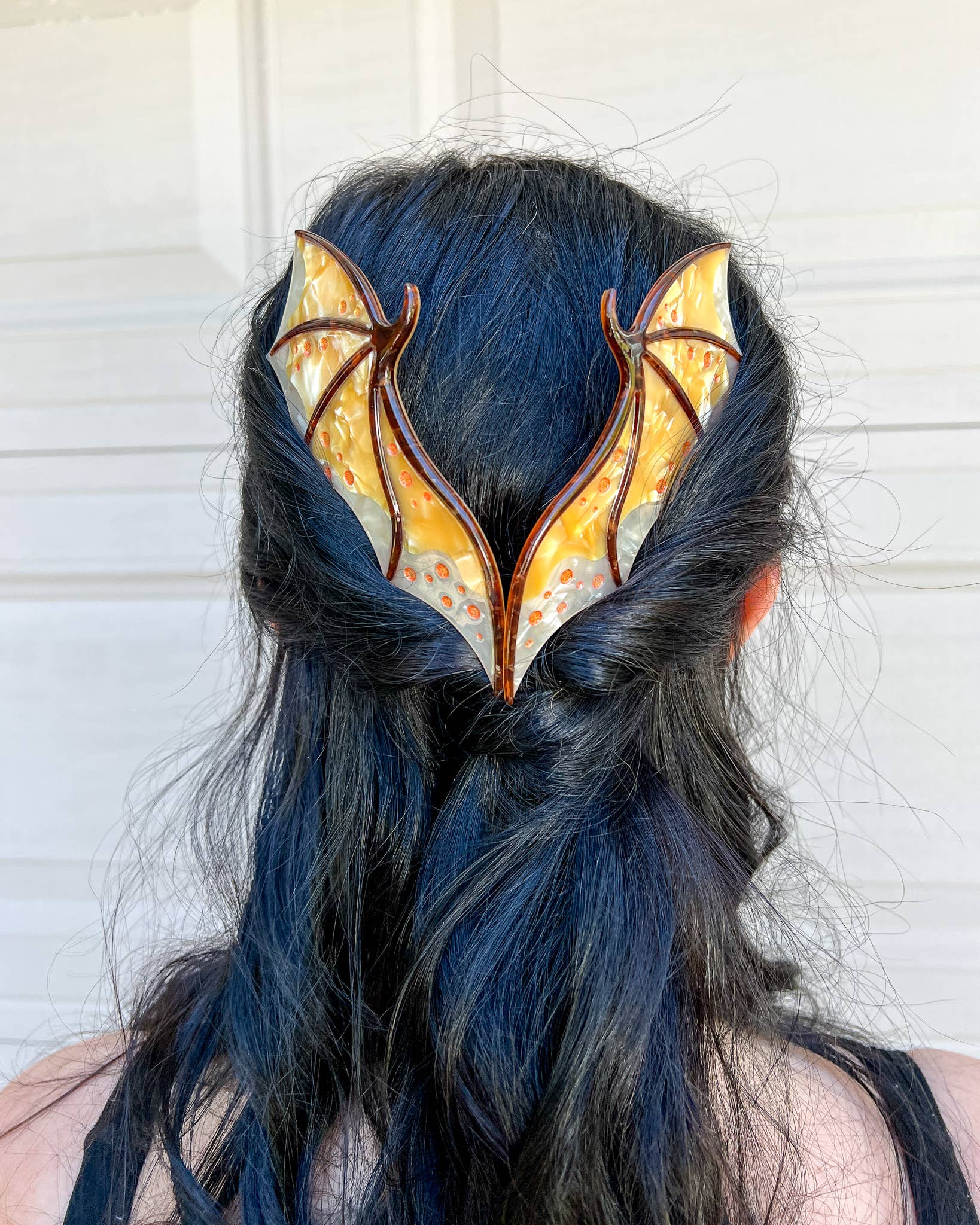 Blissfully Bookish Company - Wholesale Hair Accessories Set - Women's - Gold Dragon Wing Comb Set | Fantasy Gifts1