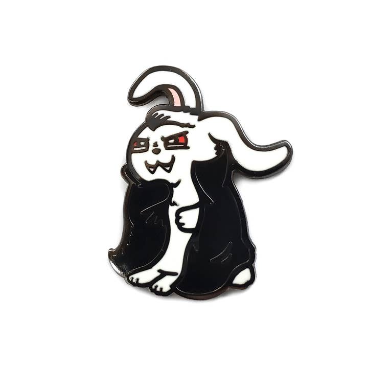 Kolorspun Pins - Wholesale Lapel Pin/Button - Dracula Vampire Bunny Rabbit Enamel Pin