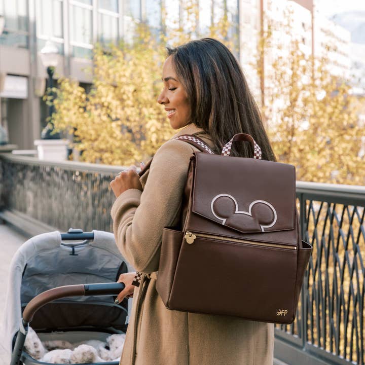 Freshly Picked - Wholesale Diaper Bag - Baby - Disney Mocha Mickey Mouse Classic Diaper Bag II1