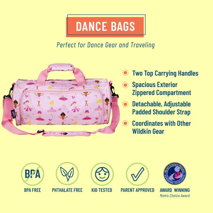 Wildkin - Wholesale Weekender Bag - Kids - Ballerina Dance Bag