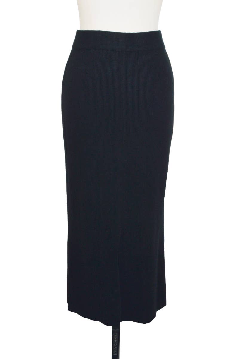 ELLI WHITE – Saia - Mulher por atacado – Saia longa de malha fina grossa6