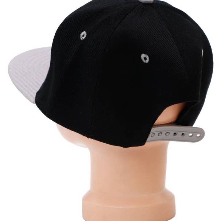 Cap Zone - Wholesale Baseball Cap - Kids - Kids Solid Twill Snap Back Flat Bill Cap5