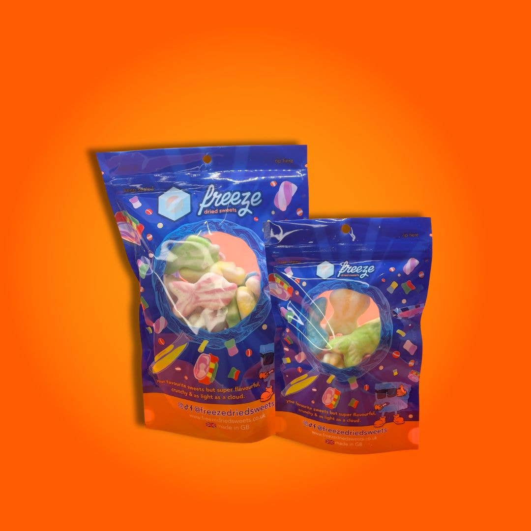 Freeze Dried Sweets – wholesale Gummy – Swirly Fish 6 Pieces - Freeze Dried Sweets1