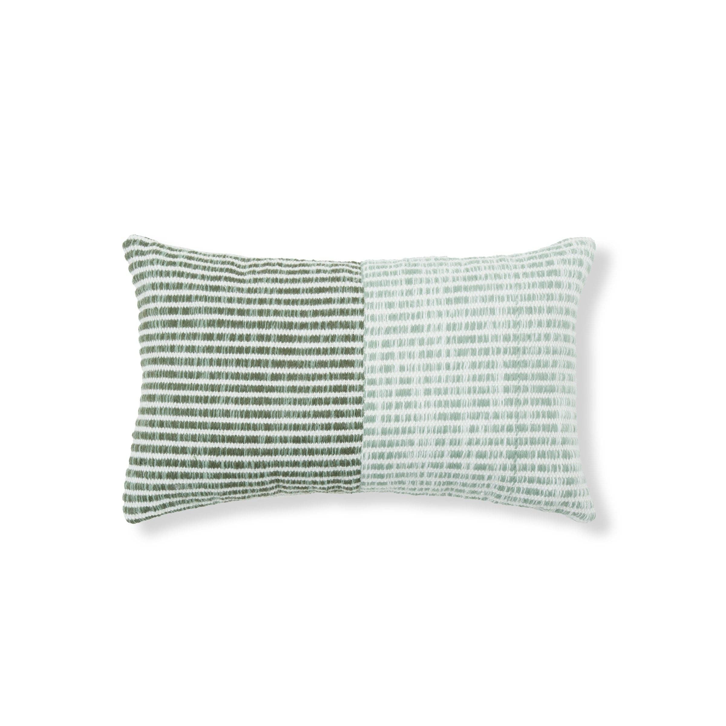 Sage Olive Vista Outdoor Lumbar Pillow for wholesale on Faire