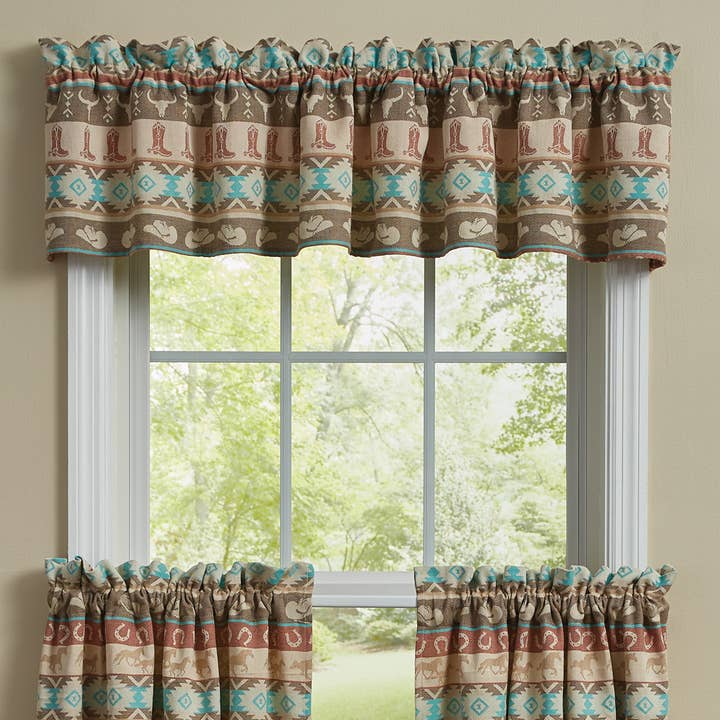 Park Designs - Wholesale Valance - Ranch Jacquard Valance 14"L