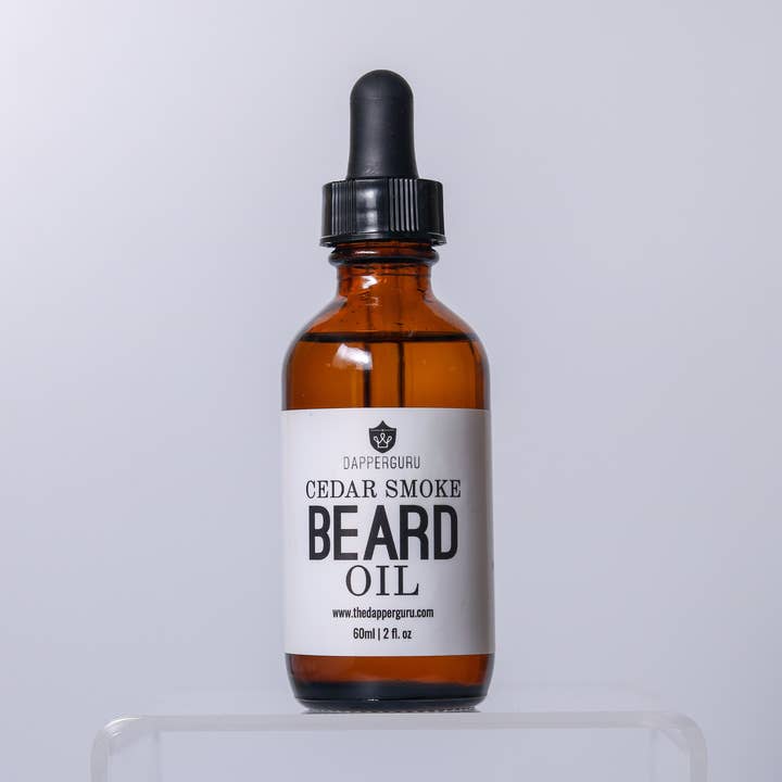 Cedar Smoke Beard Oil for wholesale by Dapper Guru