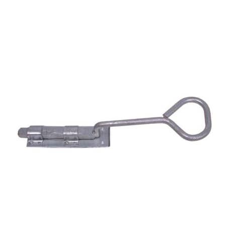 Monkey Tail Gate Bolt - Bow Handle - 450mm Length - Galvanised for wholesale by Diybasket