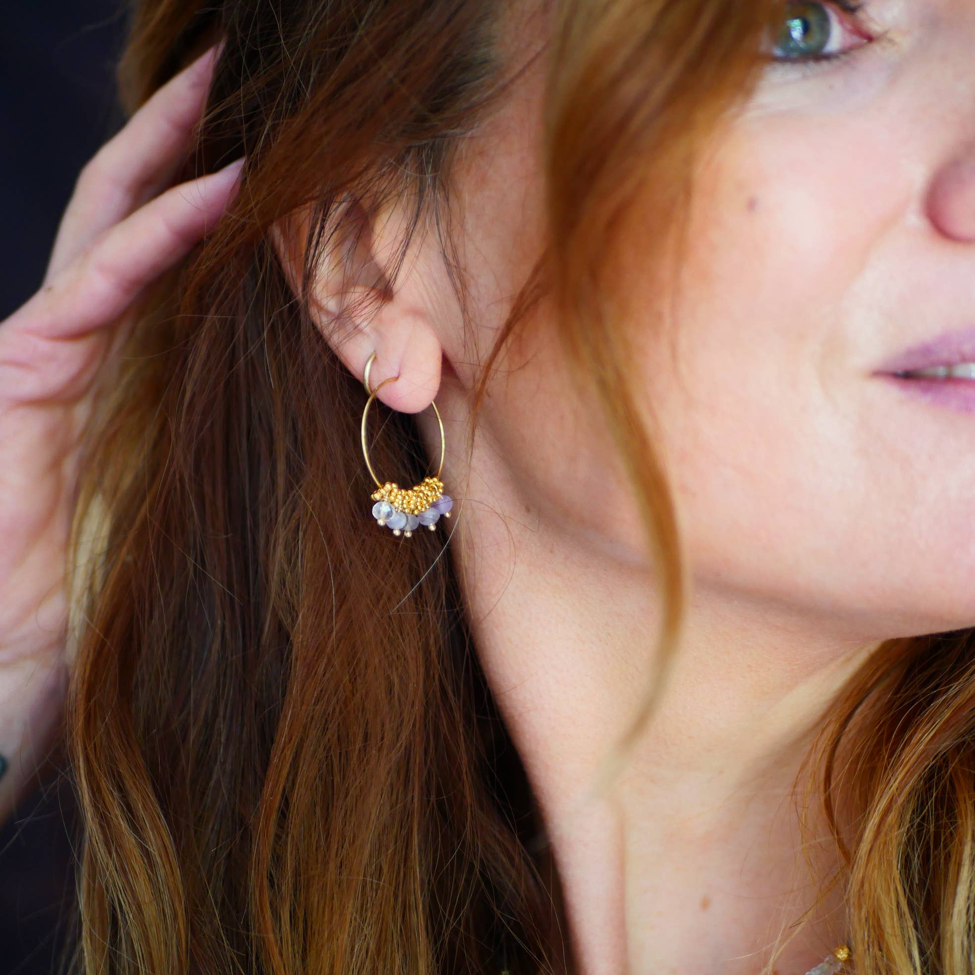 GINANDGER - Wholesale Dangle Earrings - DRISHTI EARRINGS STONE TO CHOOSE7