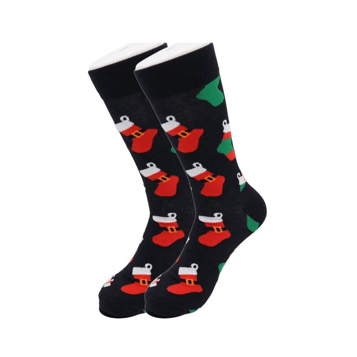 Christmas Stockings Holiday Socks - Comfy Cotton for Men & Women for wholesale by Real Sic