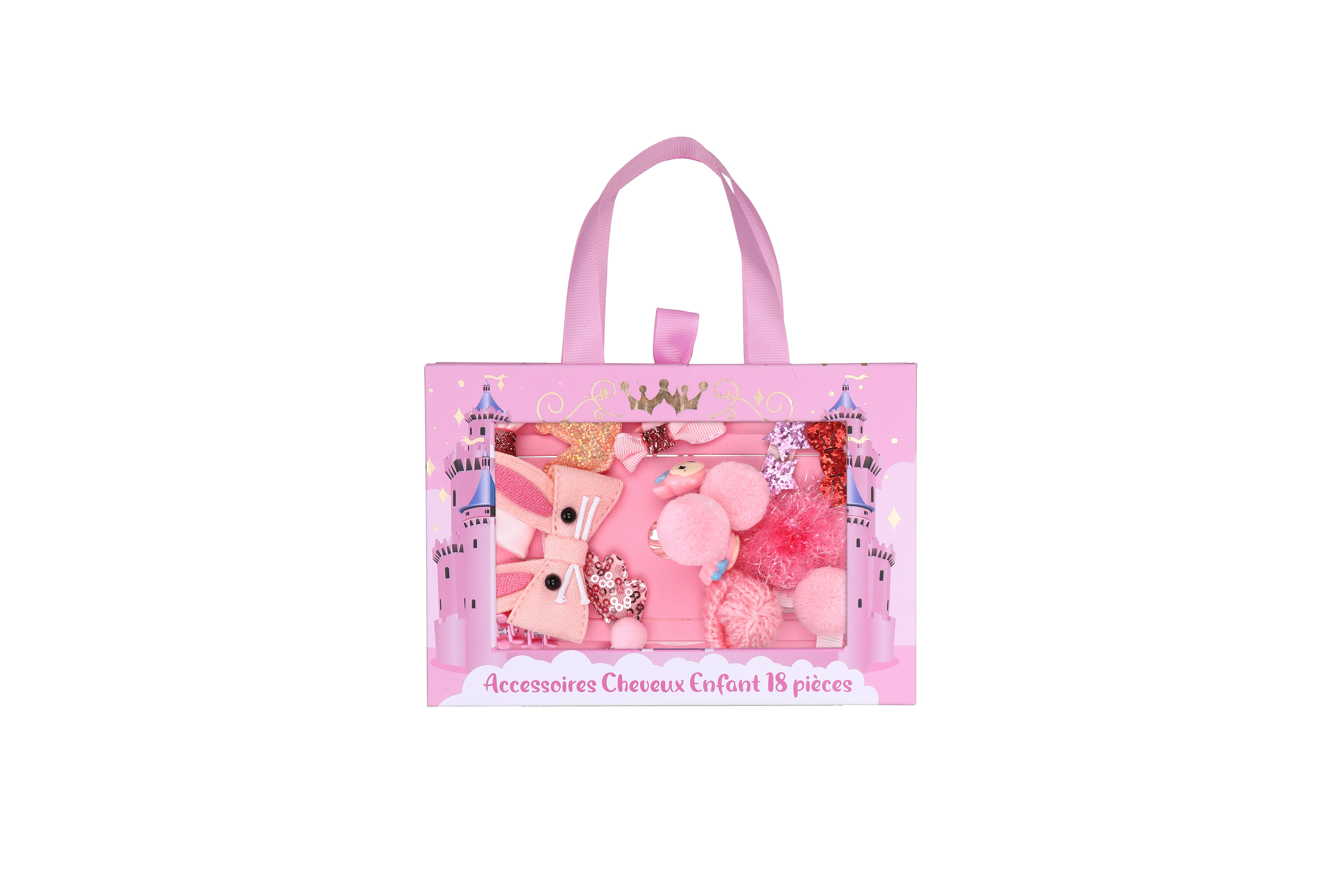 STELLA GREEN - Wholesale Hair Accessories Set - Kids - 18-Piece Children’s Hair Set – Clips, Elastics & Hairclips5