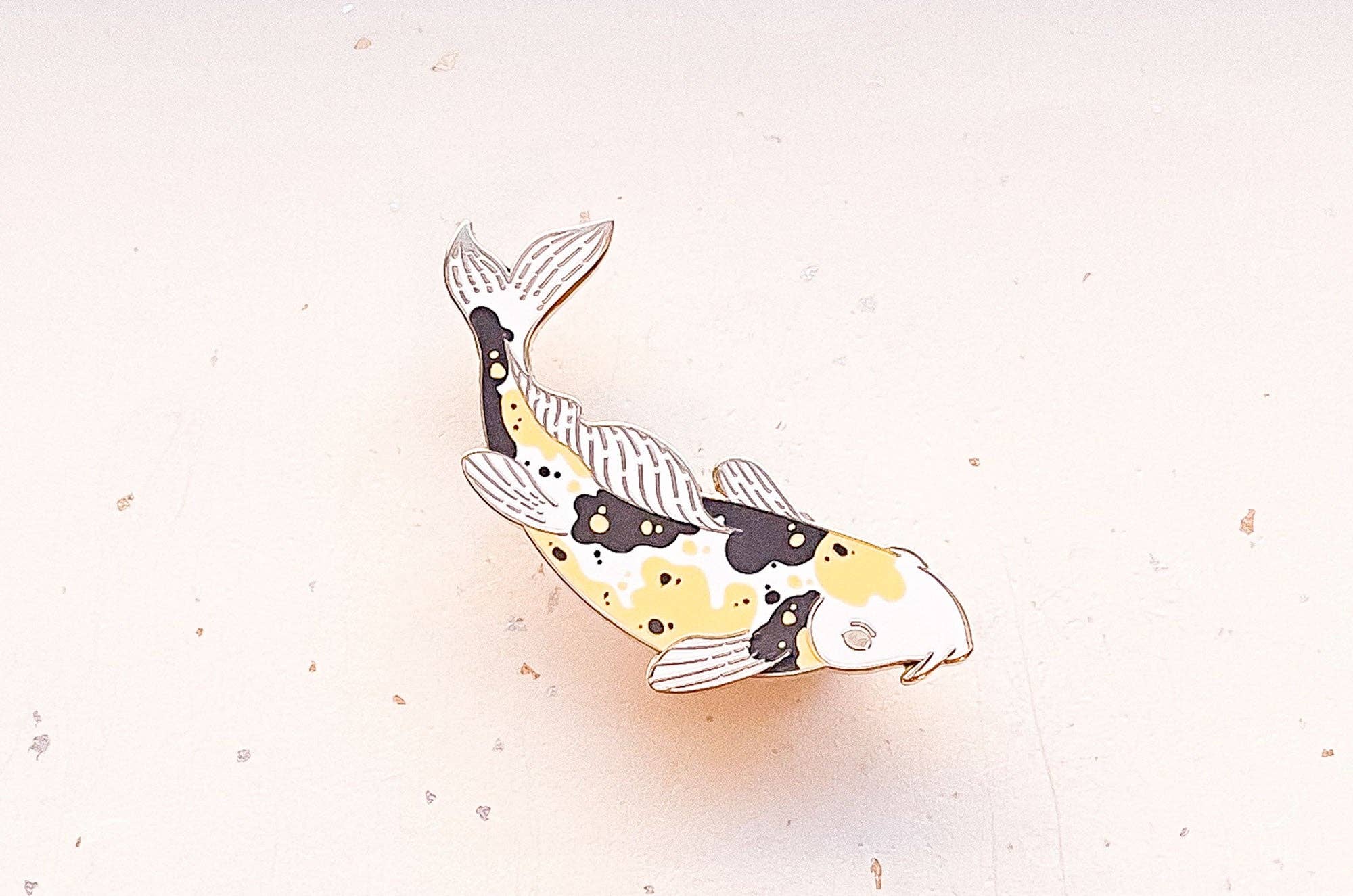 Alum and Ink - Wholesale Lapel Pin/Button - Ki Kumonryu Koi Enamel Pin7