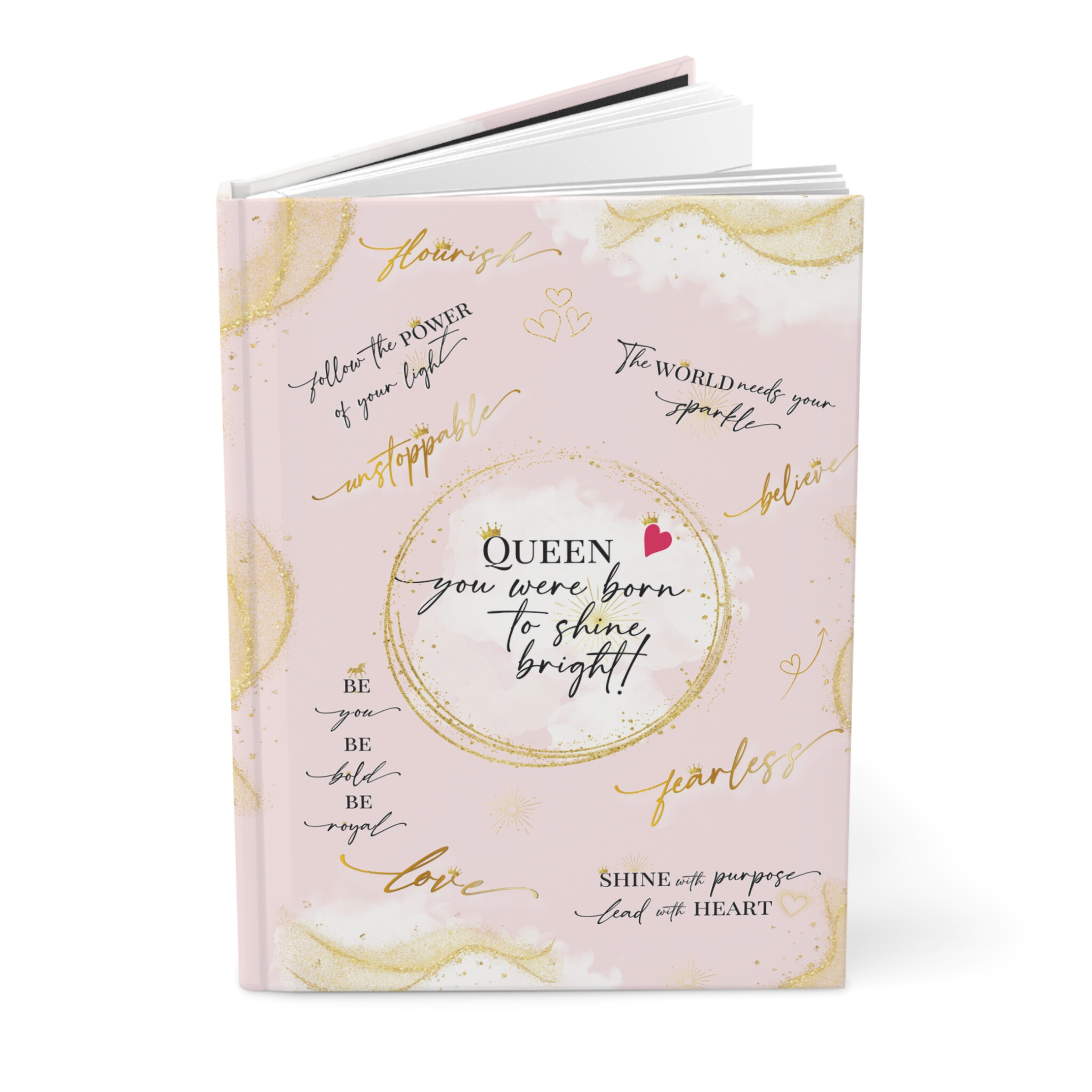 Girl Power 24/7 – Engroshandel Dagbog – Dronning – Du blev født til at stråle! Hardcover Journal2