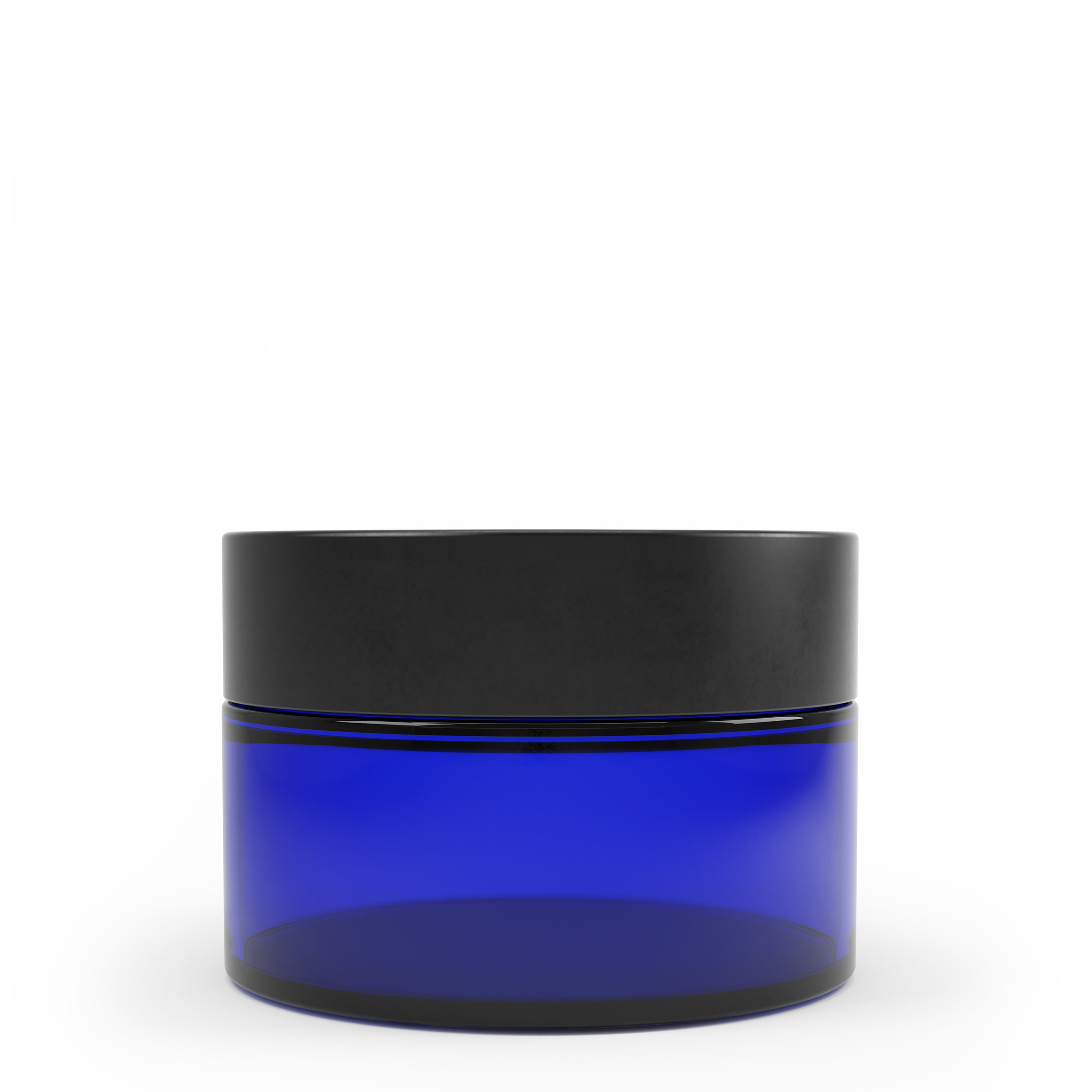 Matrix Aromatherapy - Wholesale Apothecary Jar - 2oz Blue Glass Jar2