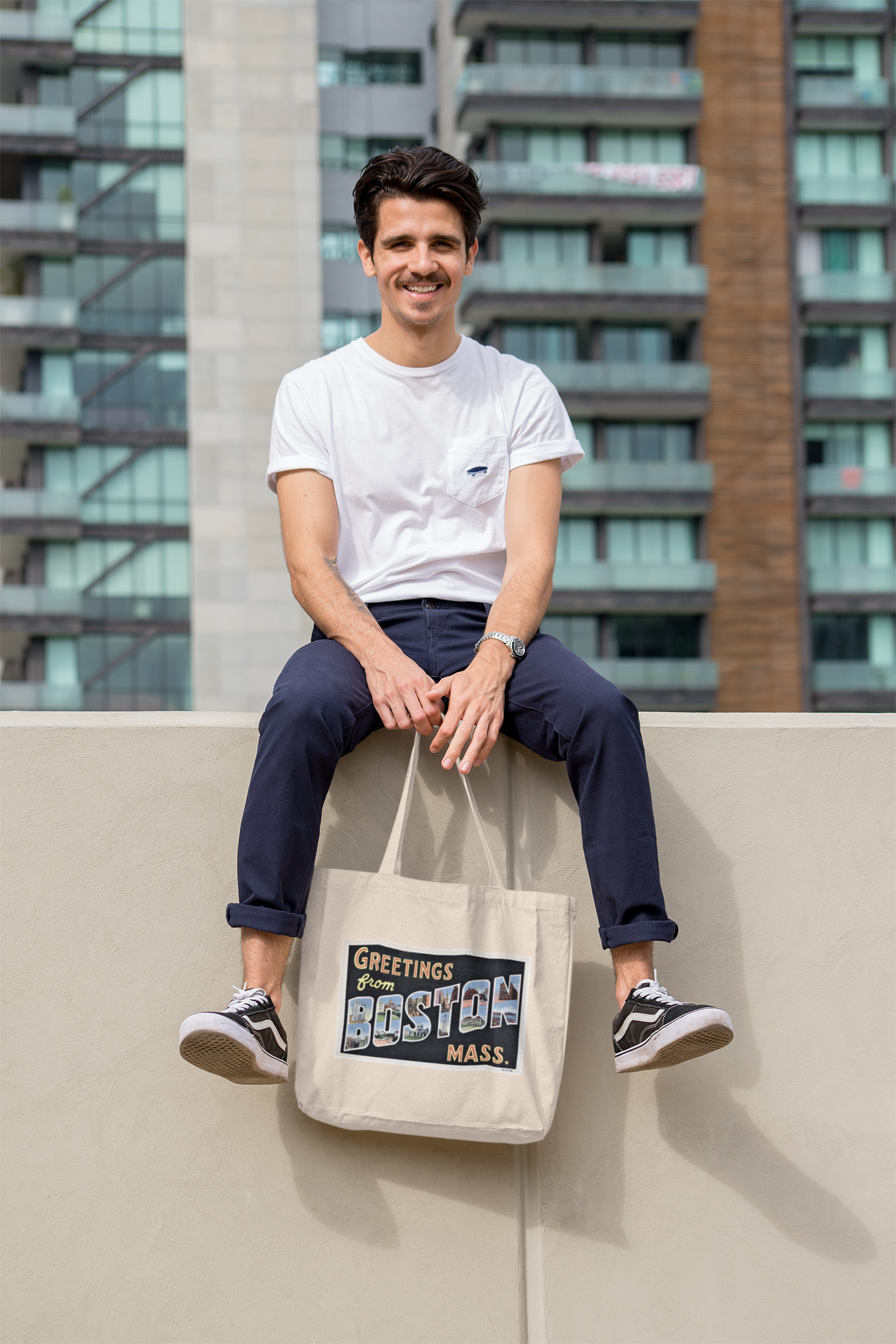 Daisy Mae Designs - Wholesale Tote Bag - Unisex - Custom Name Drop Reusable Canvas Tote Bag Choose Any Town4