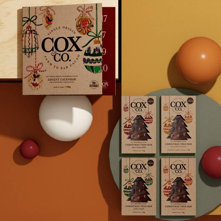 Cox&Co - Wholesale Advent Calendar - Advent Calendar - 60% Dark Chocolate 3