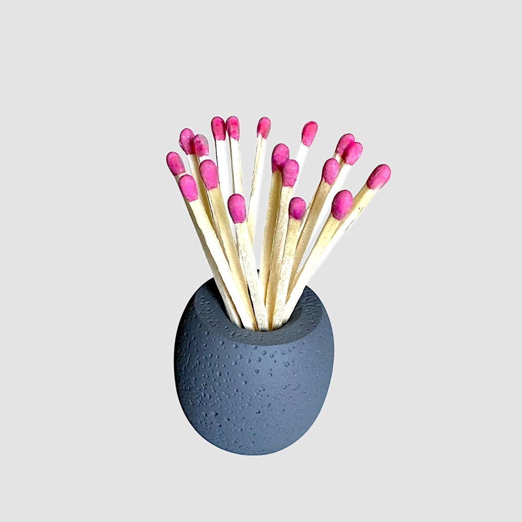 CJ Gift Goddess - Wholesale Match Holder - Concrete Match Holder/Toothpick Holder: Includes 25 Matches21