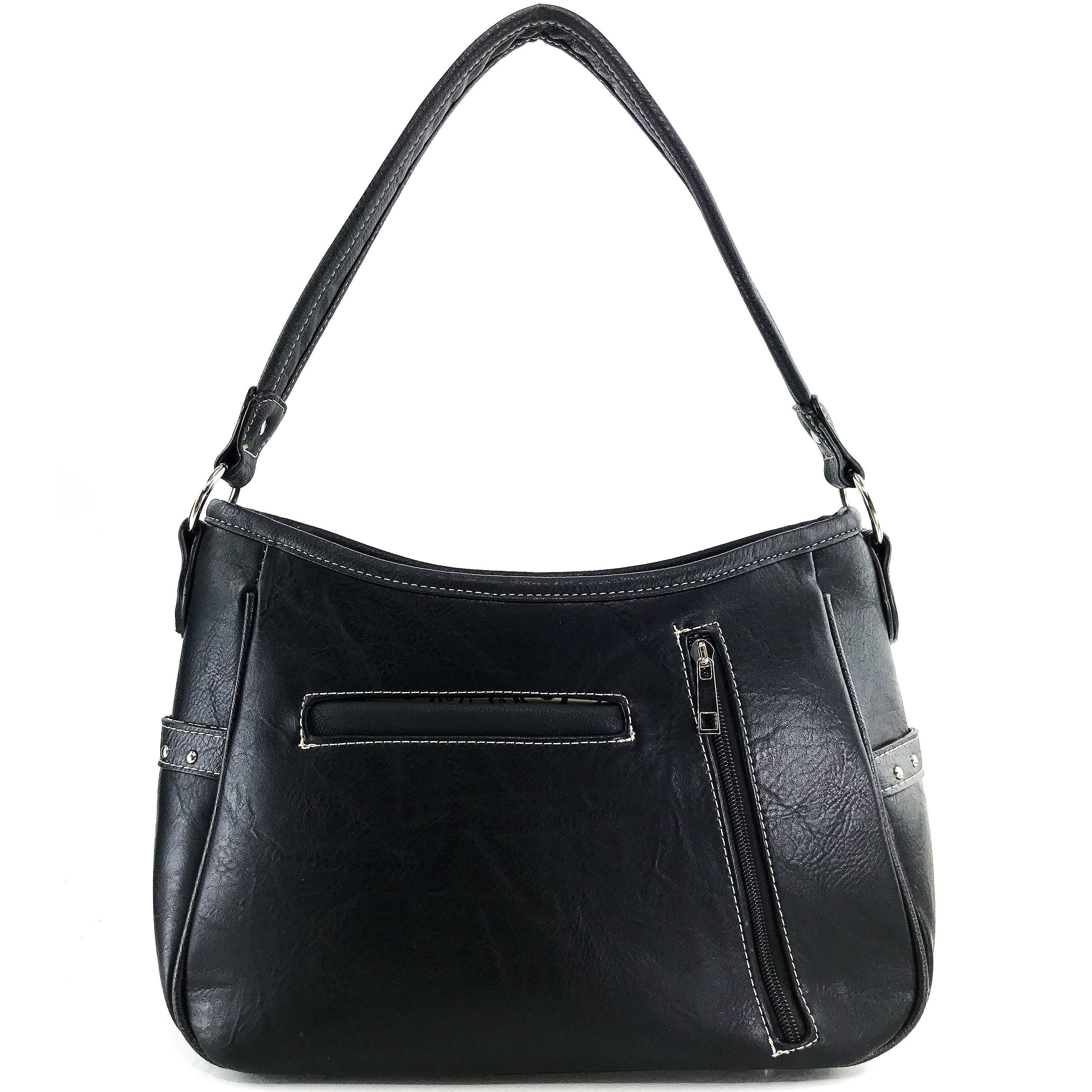 Lunar Deer - Vendita all'ingrosso Tracolla - Donna - Bible Verse Philippians 4:13 Borsa Hobo con ricamo9