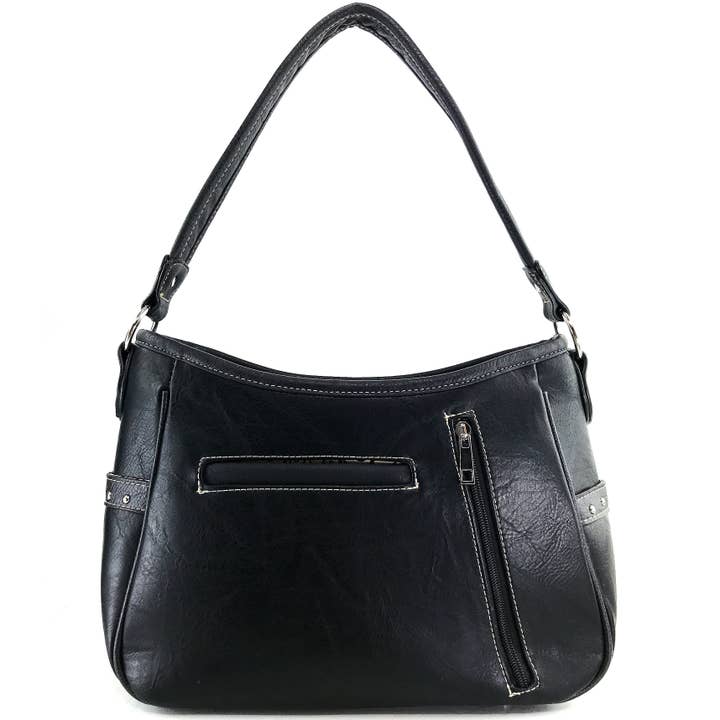 Lunar Deer - Vendita all'ingrosso Tracolla - Donna - Bible Verse Philippians 4:13 Borsa Hobo con ricamo9