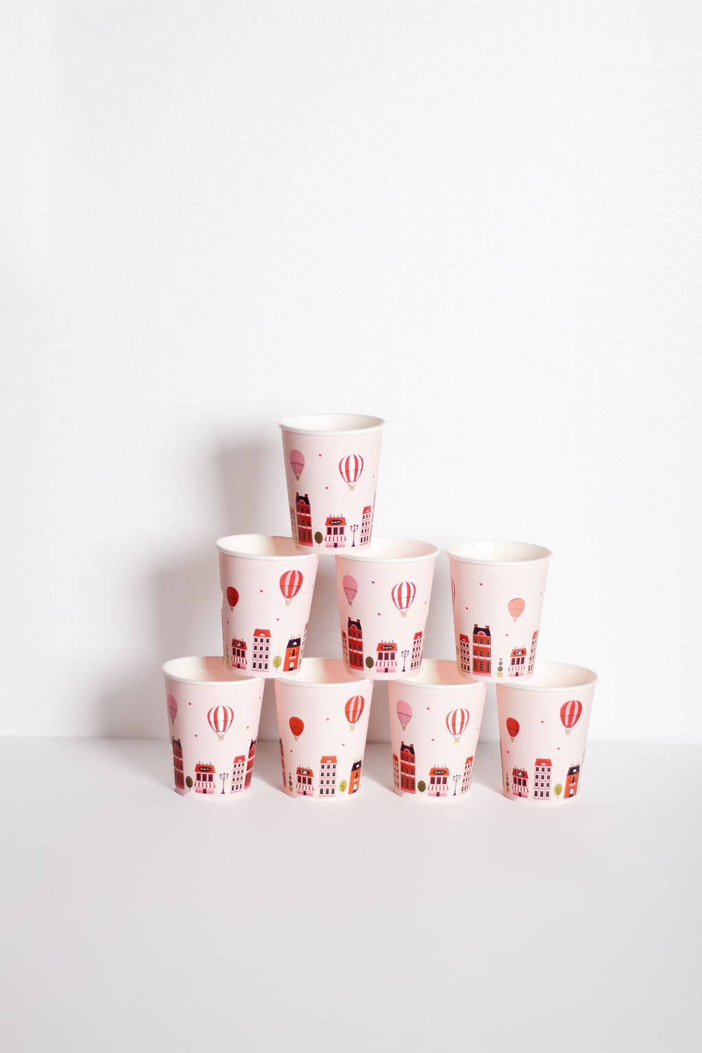 Spaghetti & Meatballs - Wholesale Disposable Cup - Paper Cups - Paris Valentine's Day Design1