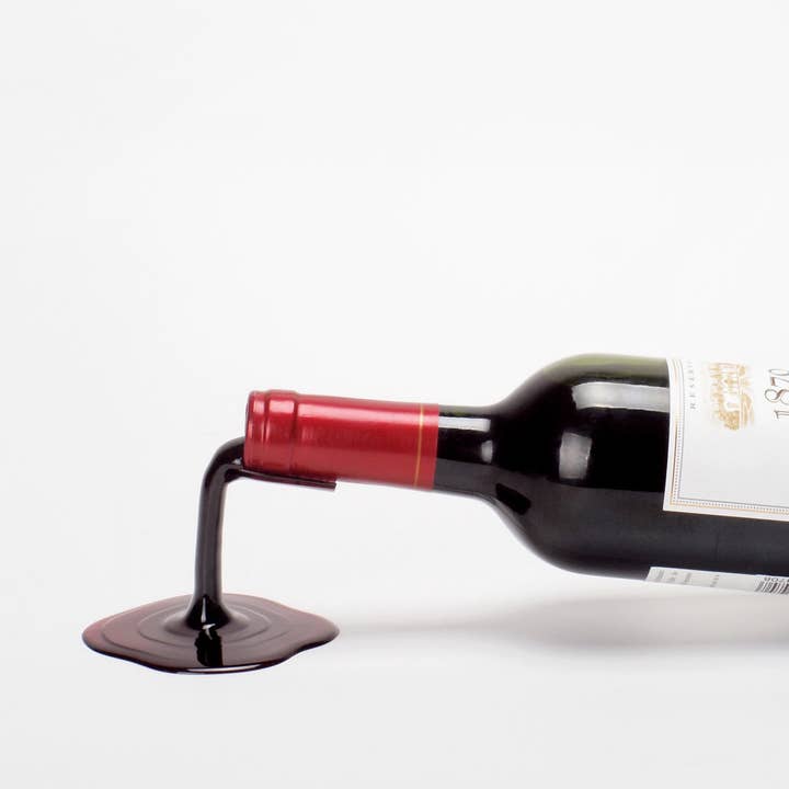Spildt Vinflaskeholder - Rød for engroshandel hos Beyond123