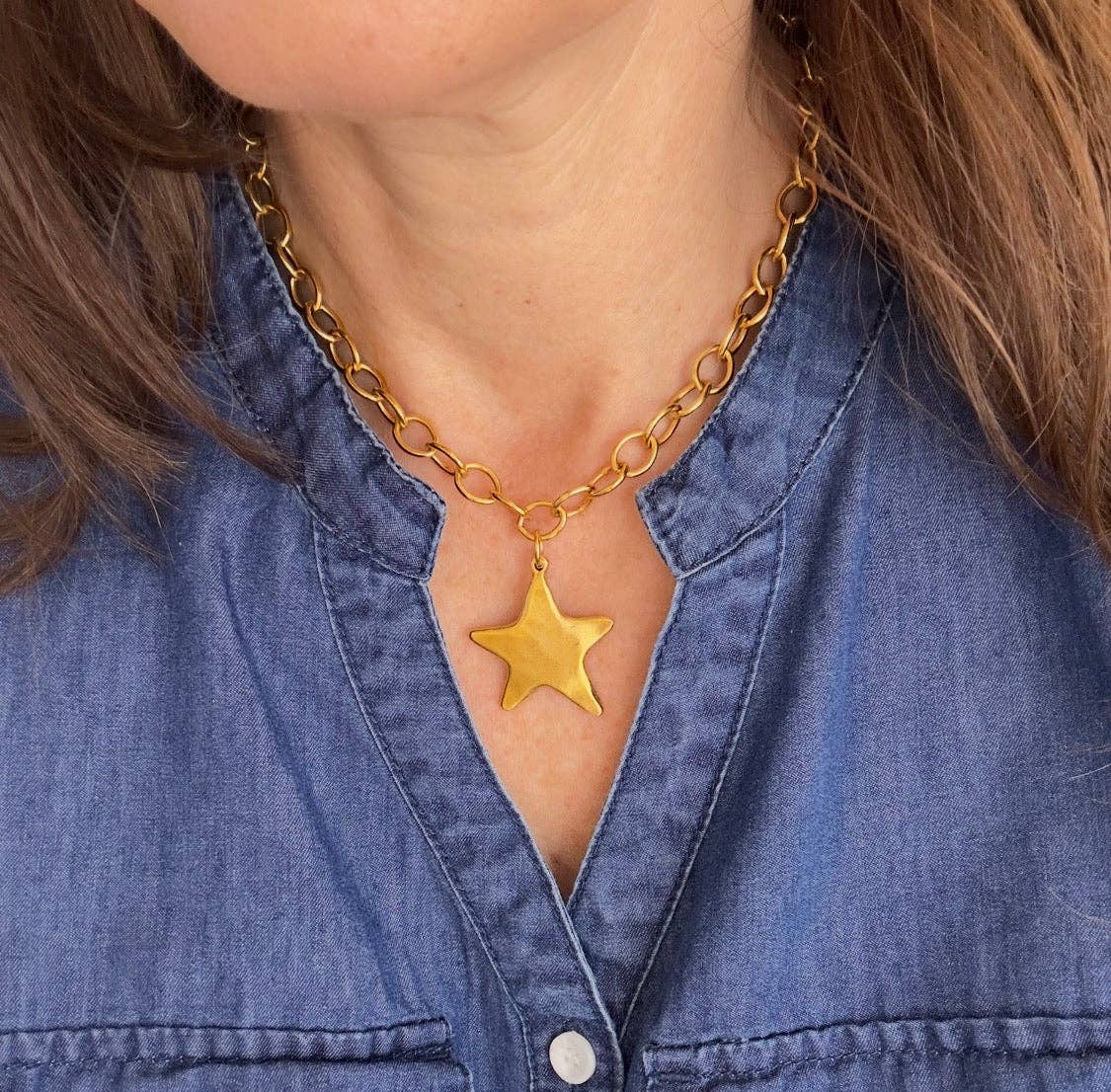 Traci's Beads - Wholesale Pendant/Charm Necklace - North Star Necklace, 16"2