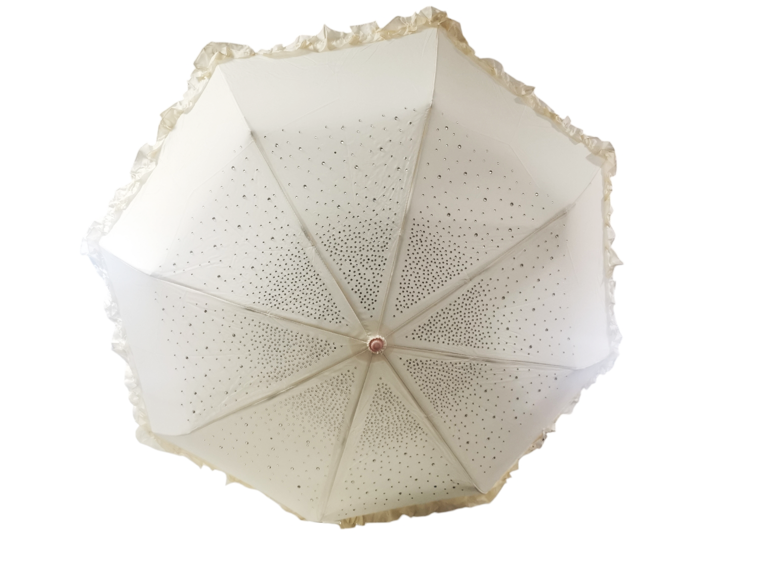 Superbia - Wholesale Umbrella - Women's - Small Manual Opening Frill Sparkle Diamond Umbrella-U Handle5