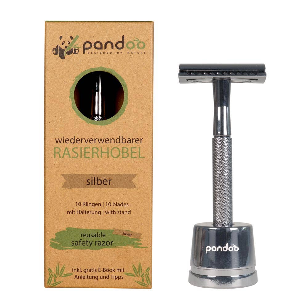 Pandoo – wholesale Razor – Metal safety razor | incl. 10 blades and holder23