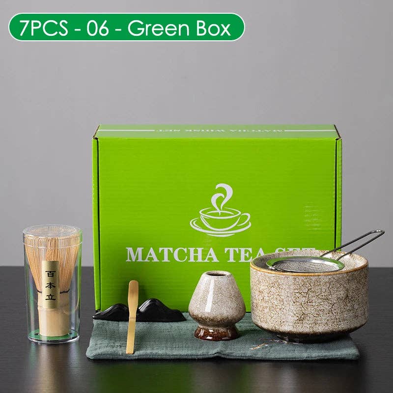 BlakOutlet - Wholesale Tea Set - 4/6/7PCS Japanese Matcha Blender Set63