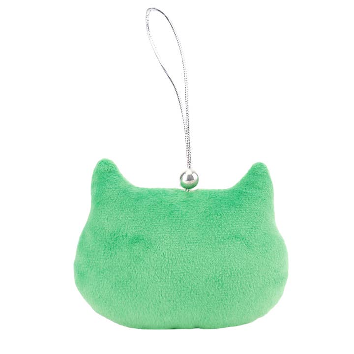 Triple T Studios - Wholesale Ornament Set - Velvet Cat Ornament- Set of 3 | Cat Christmas Ornament
