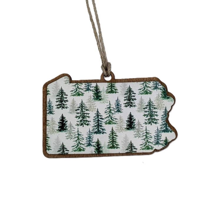 The Little Ornament Shop - Wholesale Ornament - Pennsylvania Mountain Sunrise Ornament9