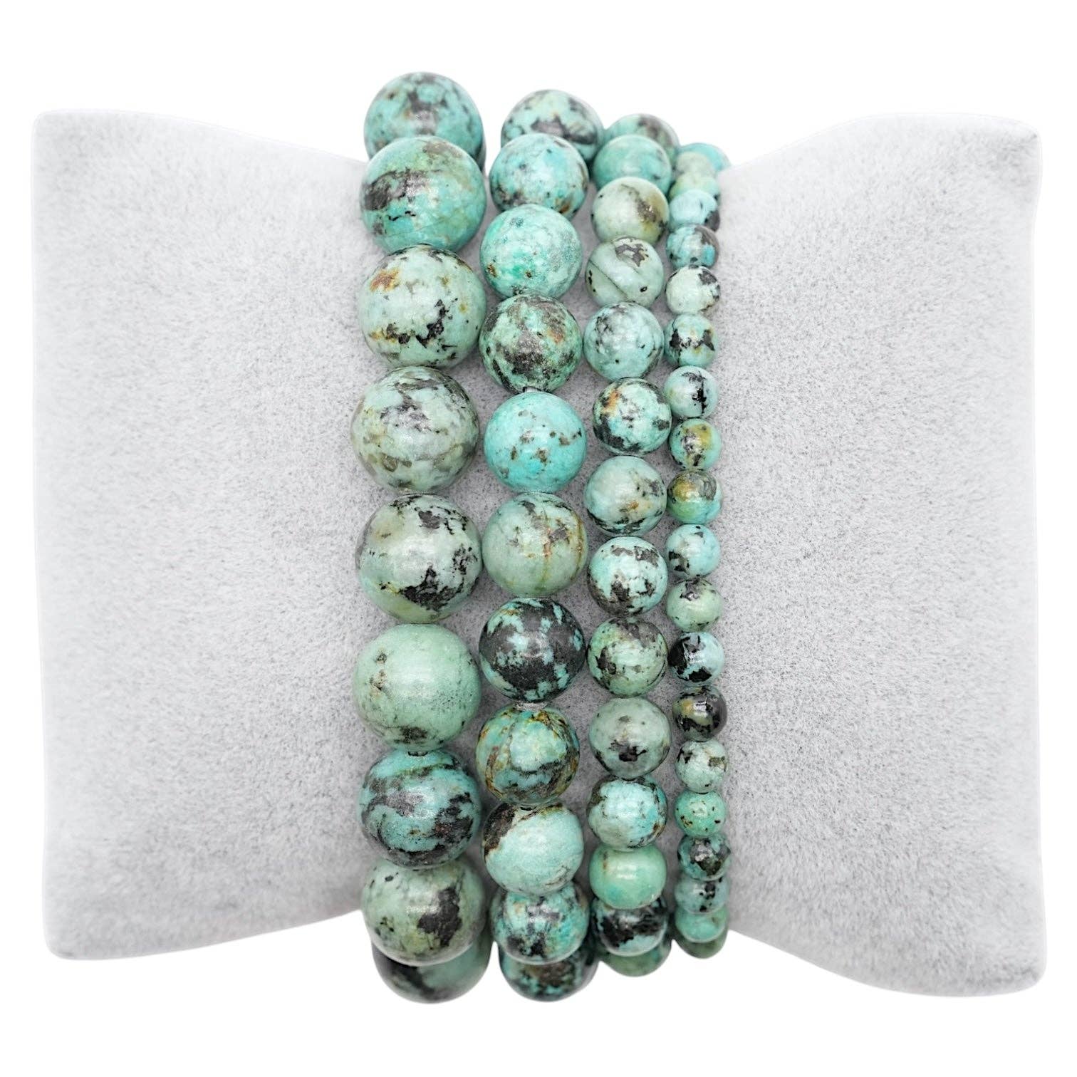 Foliesbijoux - Wholesale Beaded Bracelet - African Turquoise Bracelet AAA0