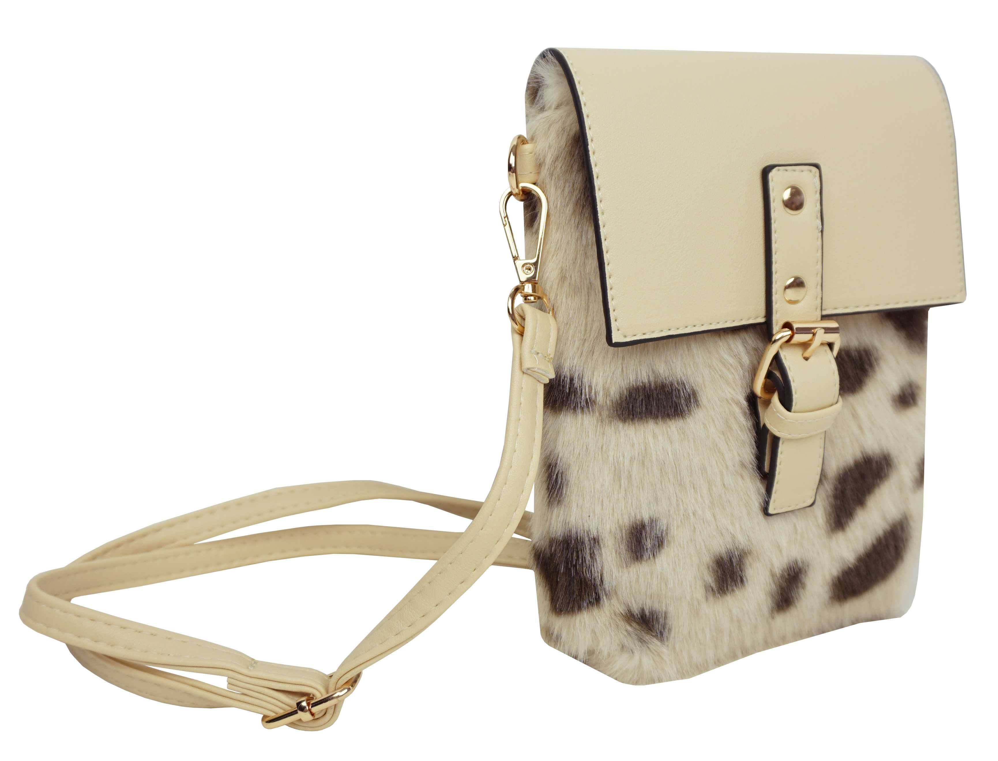 Anais - Wholesale Messenger Bag - Women's - Small faux fur crossbody bag S02354