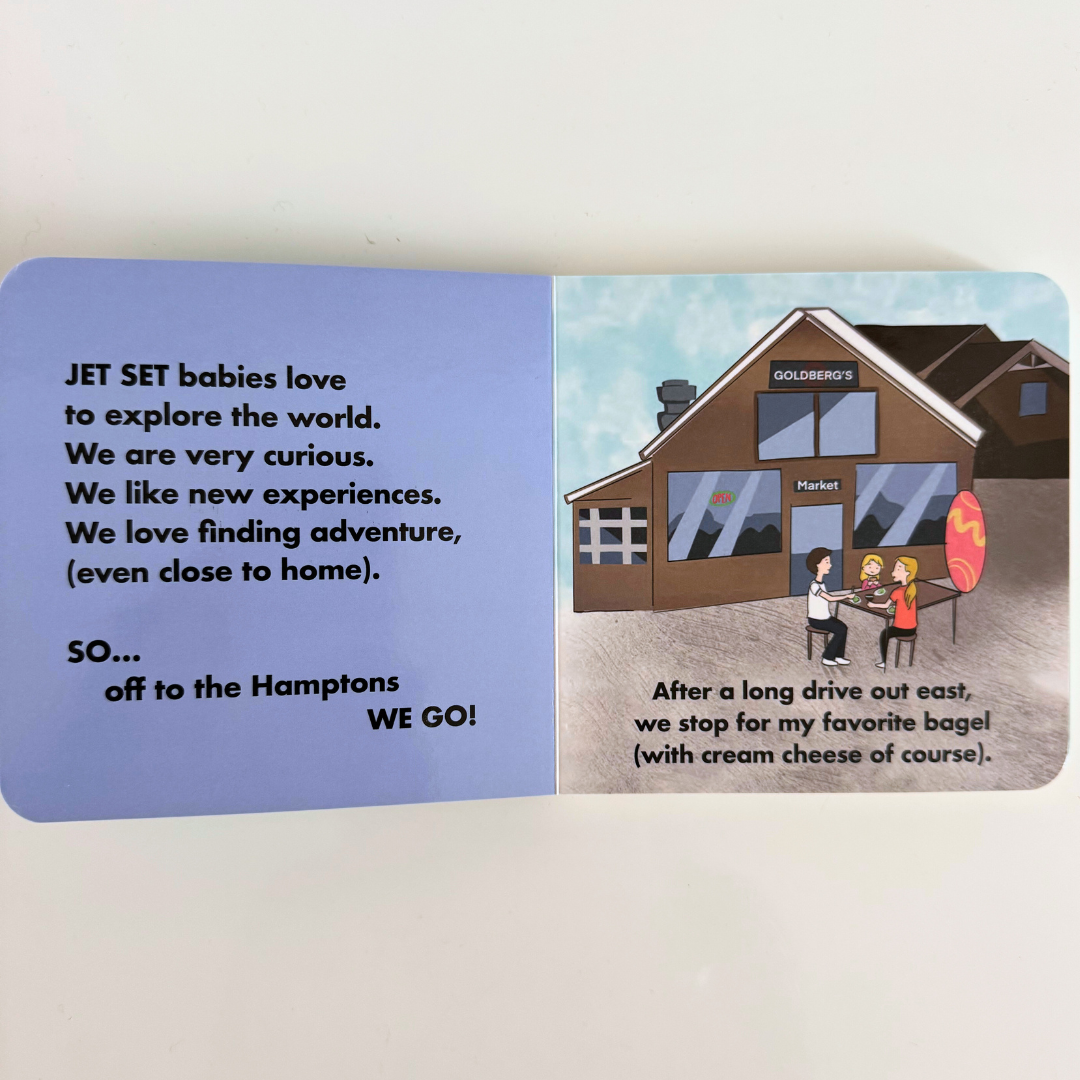 Basically Soho - Wholesale Baby & Toddler Book (0-2) - Hamptons Jet Set Baby Book2