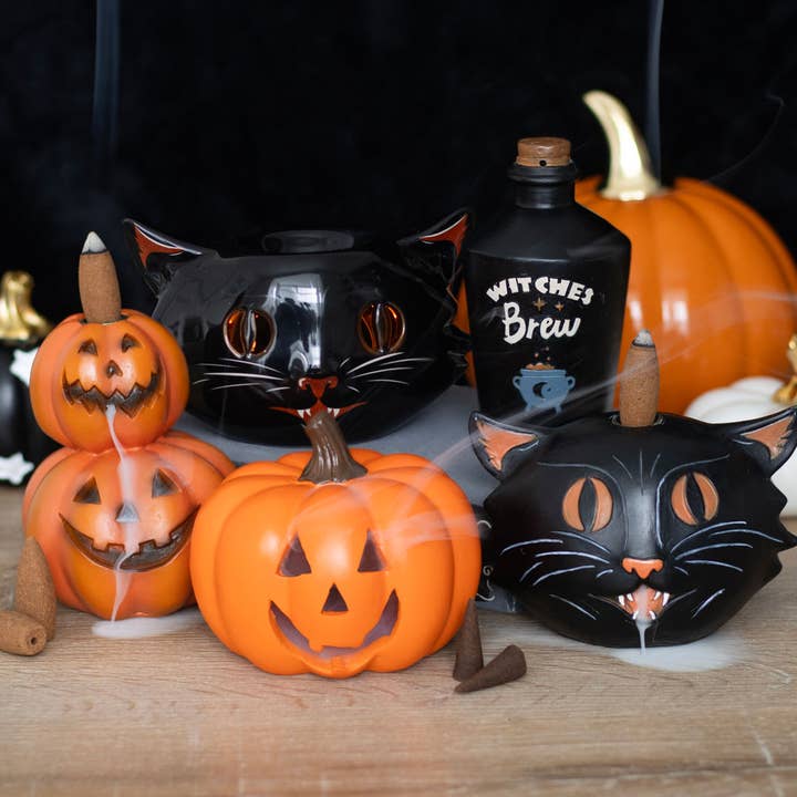 Something Different Wholesale - Wholesale Incense Holder - Witches Brew Potion Bottle Halloween Incense Cone Burner