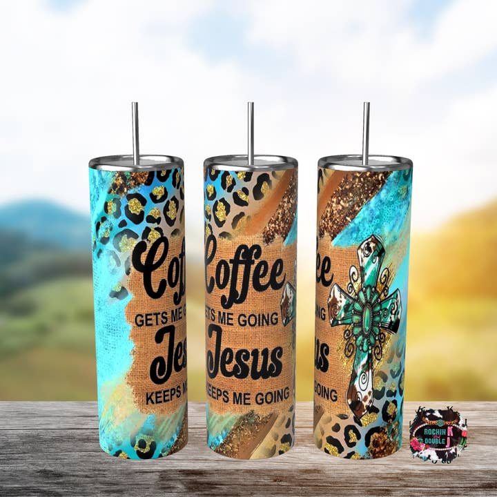 Jesus Coffee Tumbler for wholesale by Rockin K and Double J