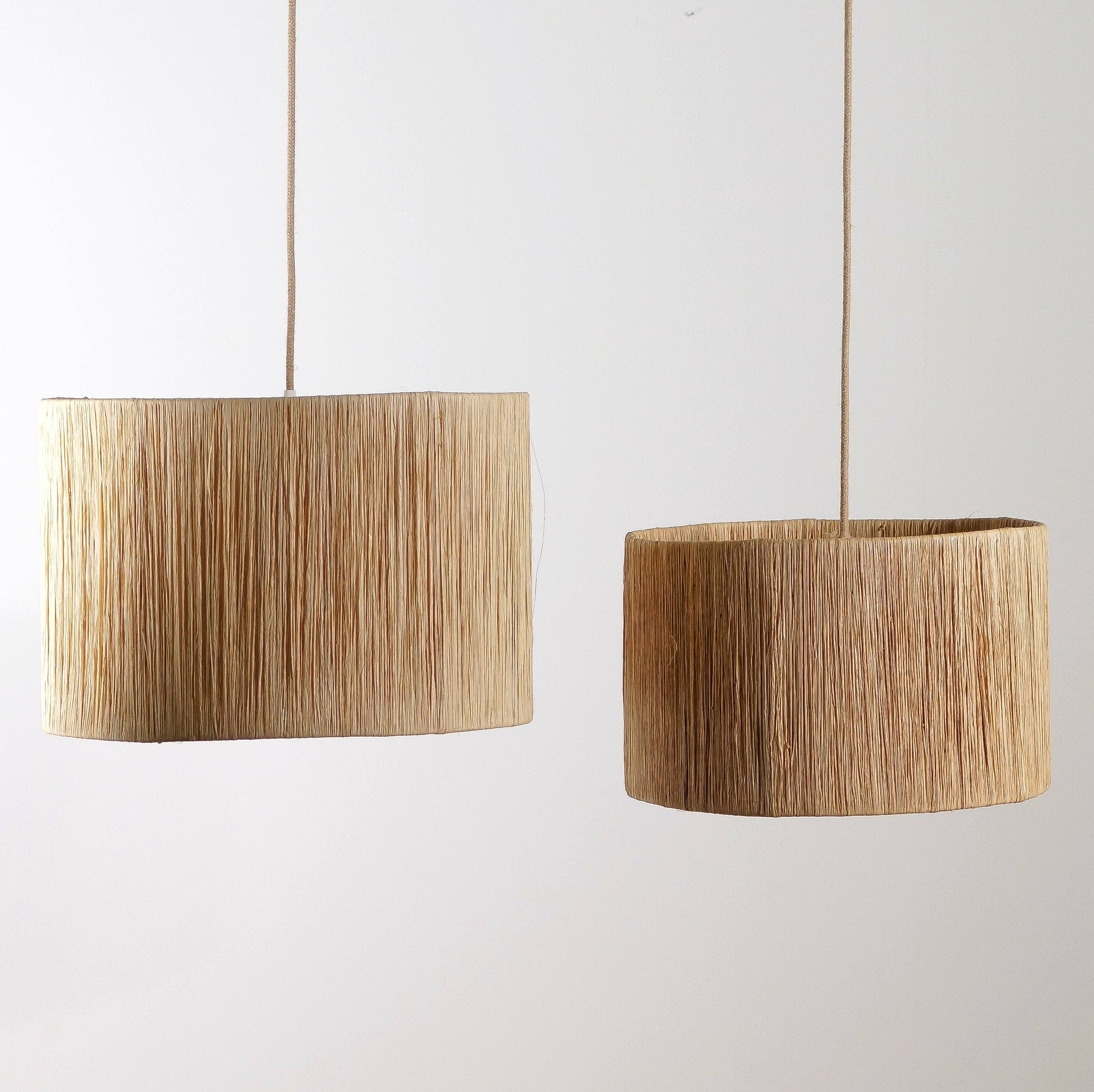 Bohome Living - Wholesale Chandelier/Hanging Light - Natural raffia pendant light2