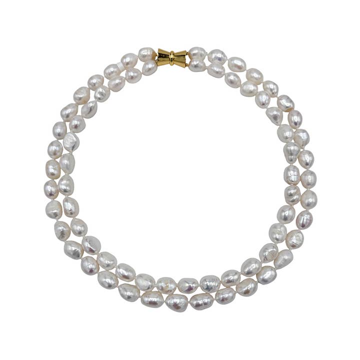 701-01-G | BAROCK DUBBEL RAD (VIT PÅ GULD) för wholesale av Girl With A Pearl