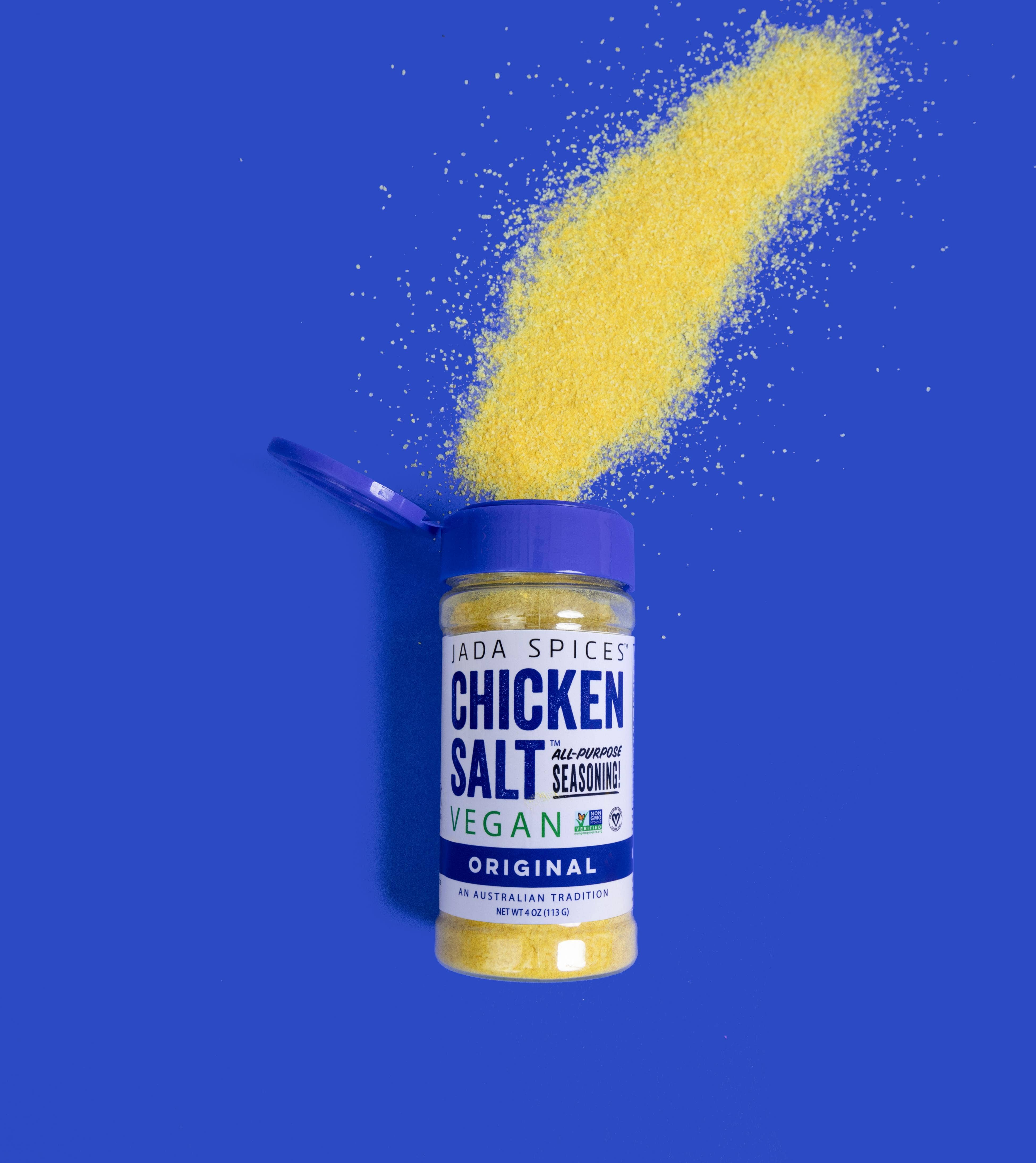 Chicken Salt - Vegan, Non-GMO, NO MSG, Gluten Free, Australia's All-Purpose  Seasoning (Reduced Sodium)