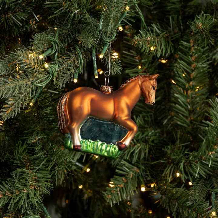 Ragon House - Wholesale Ornament - BROWN HORSE ORNAMENT